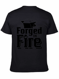 Forged In Fire Black Graphic Tee