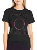 Astronomy Black Holes Graphic T-Shirt