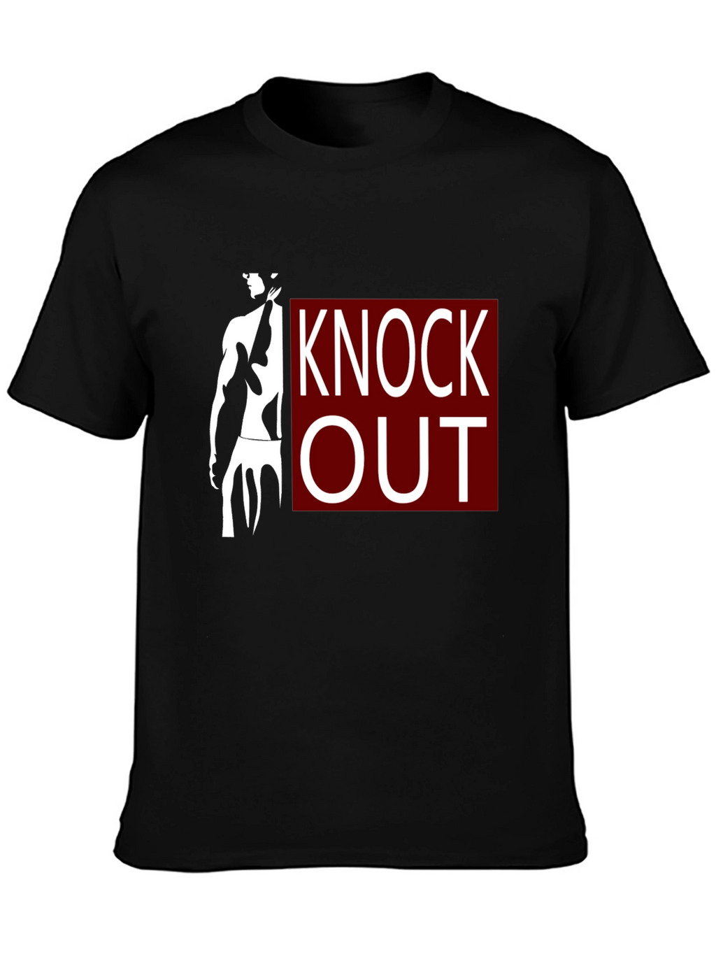 Knock Out Graphic T-Shirt - Black