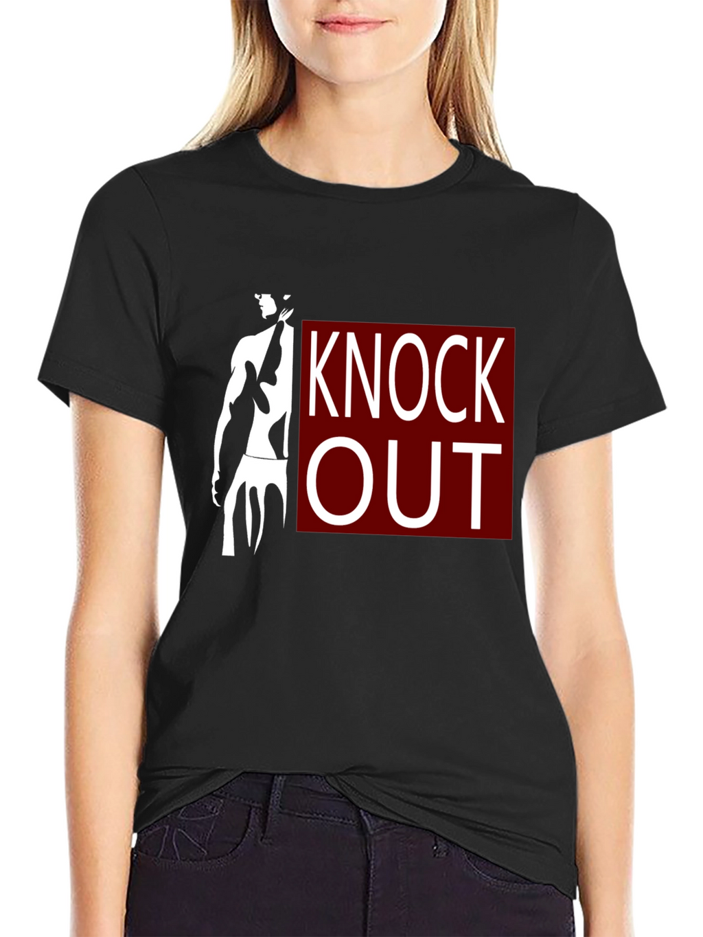 Knock Out Graphic T-Shirt - Black