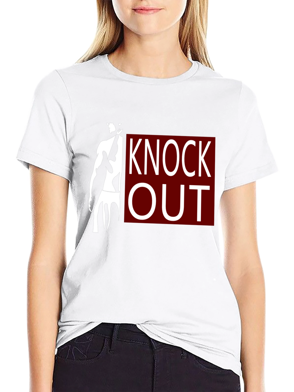 Knock Out Graphic T-Shirt - Black