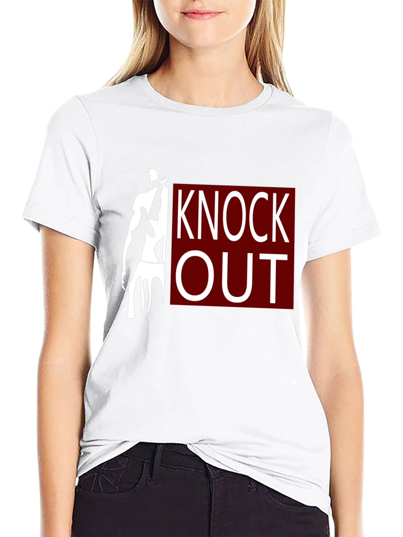 Knock Out Graphic T-Shirt - Black