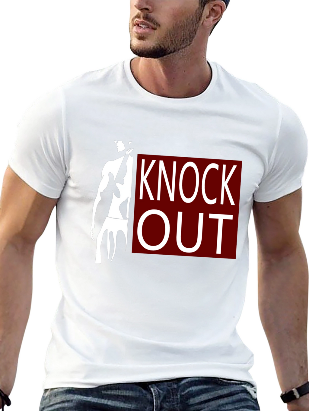 Knock Out Graphic T-Shirt - Black