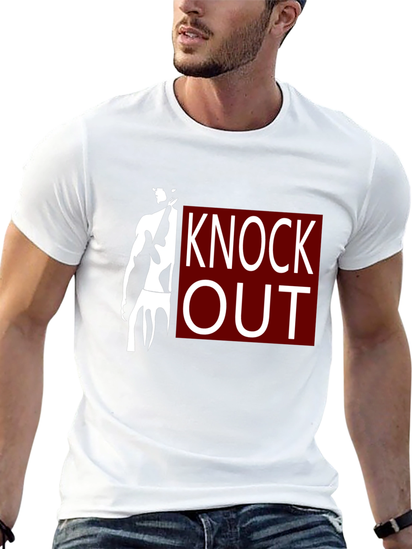 Knock Out Graphic T-Shirt - Black
