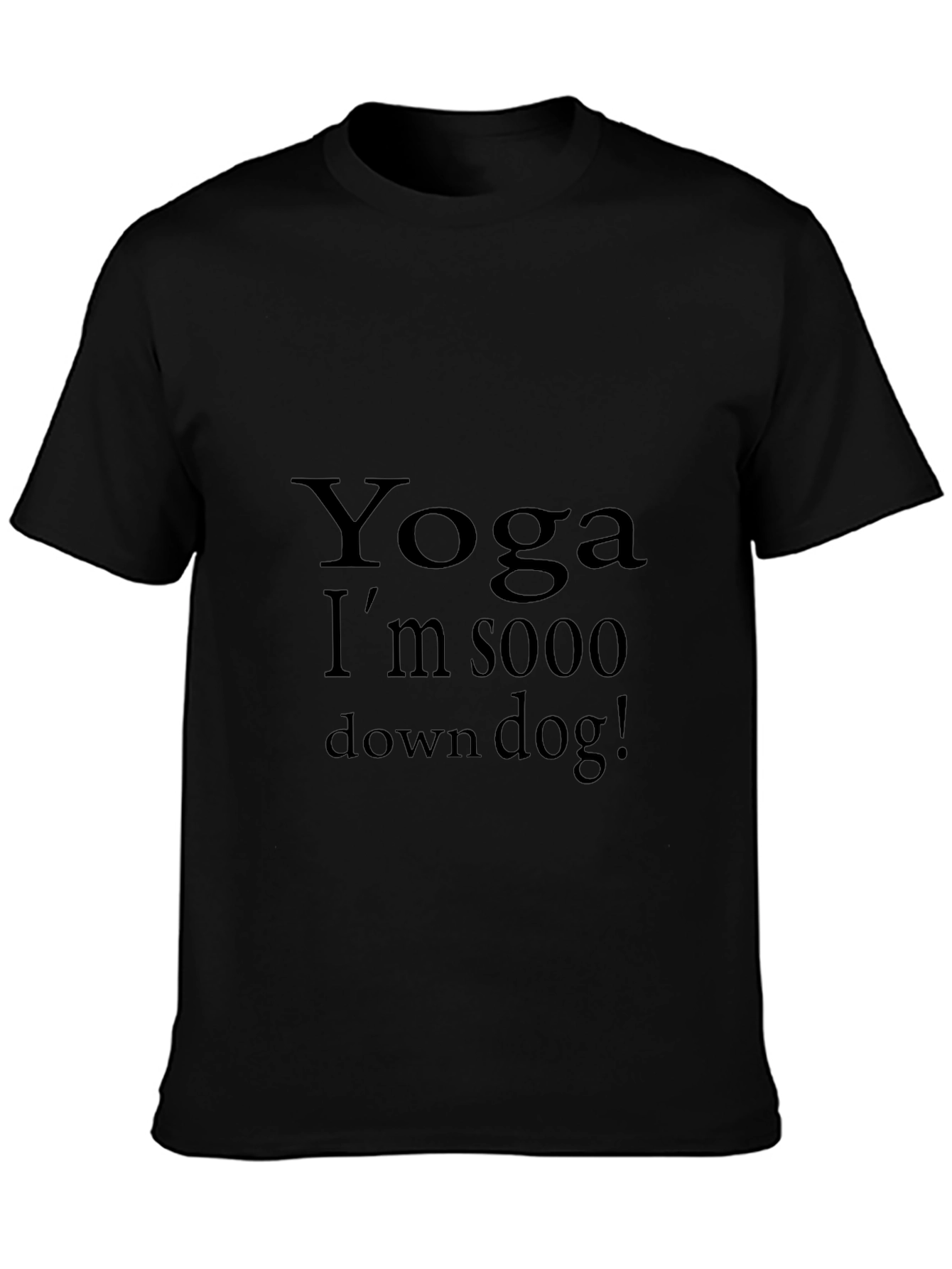 Yoga Down Dog Tee -  Comfortable Cotton