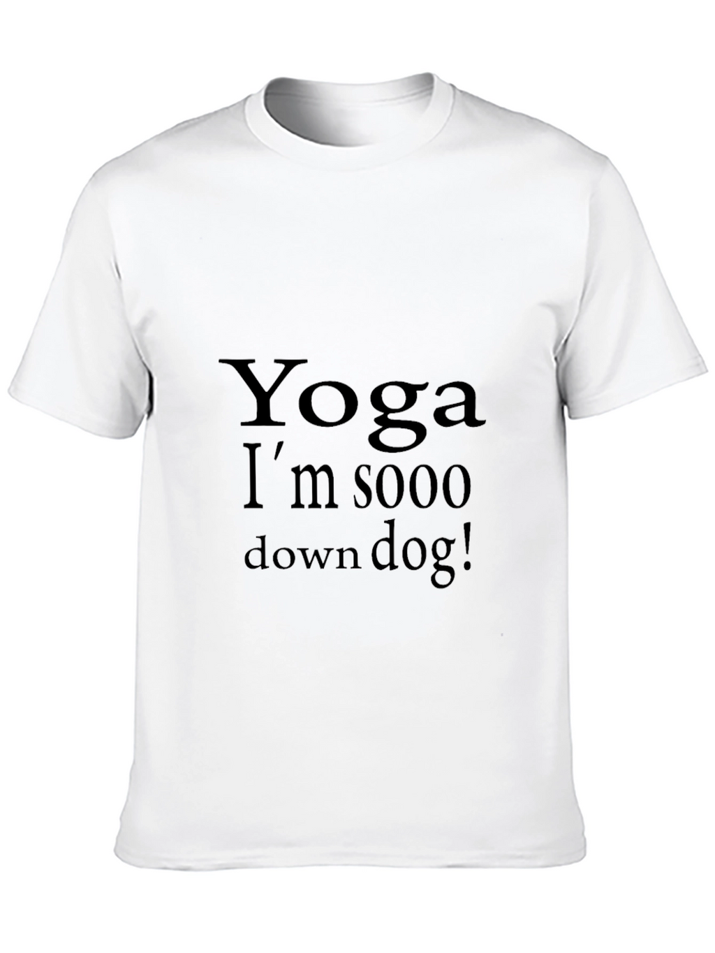 Yoga Down Dog Tee -  Comfortable Cotton