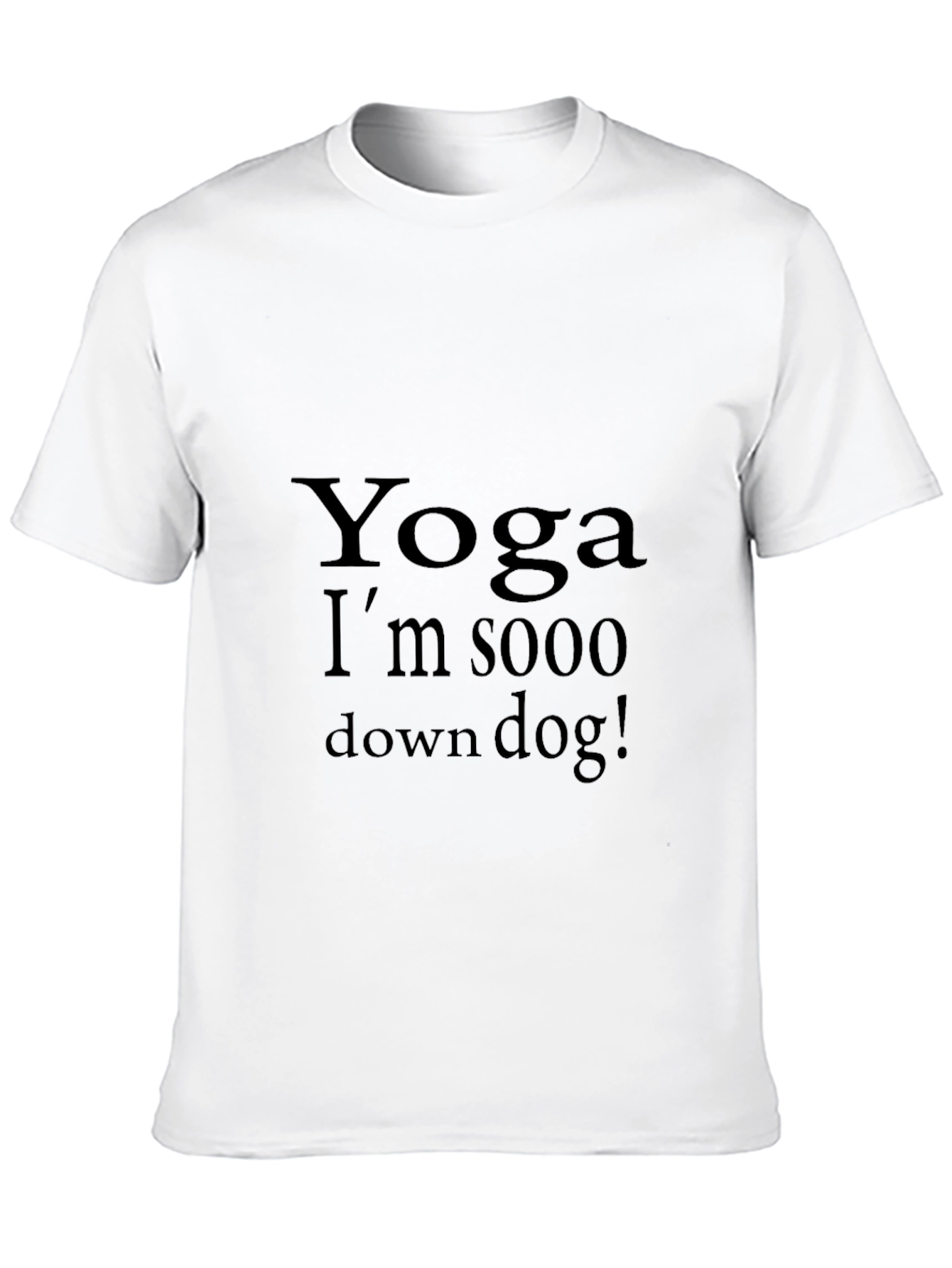 Yoga Down Dog Tee -  Comfortable Cotton