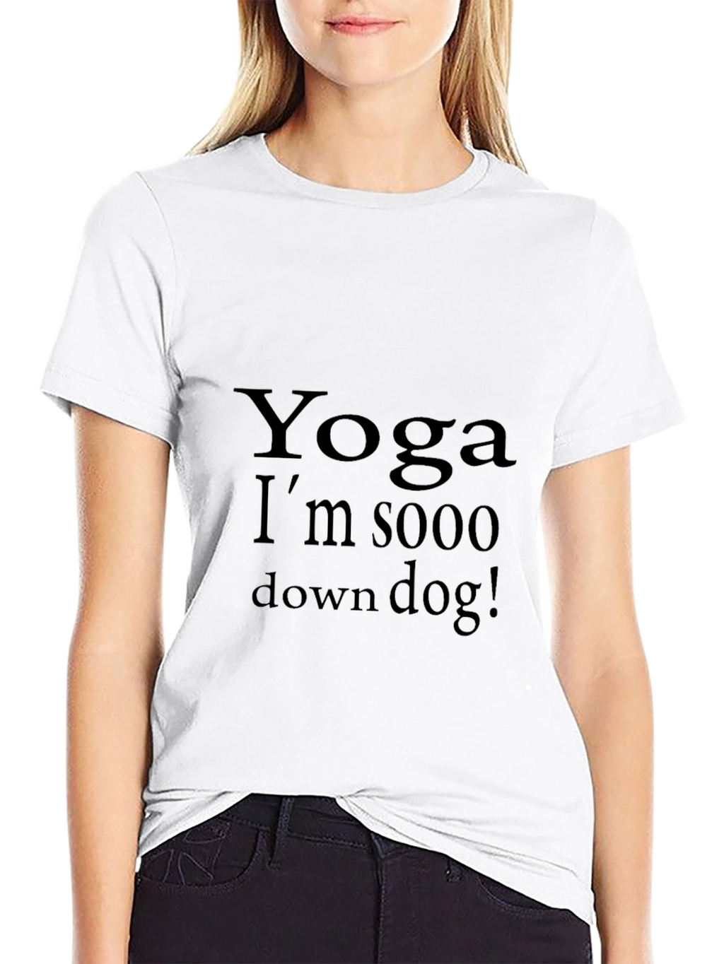 Yoga Down Dog Tee -  Comfortable Cotton