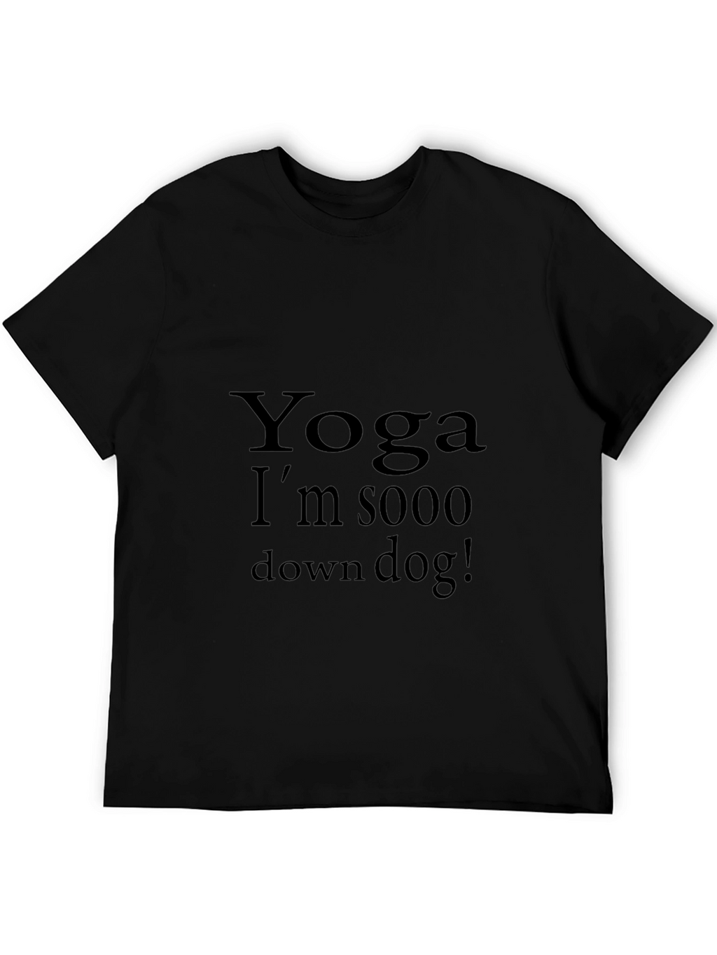 Yoga Down Dog Tee -  Comfortable Cotton