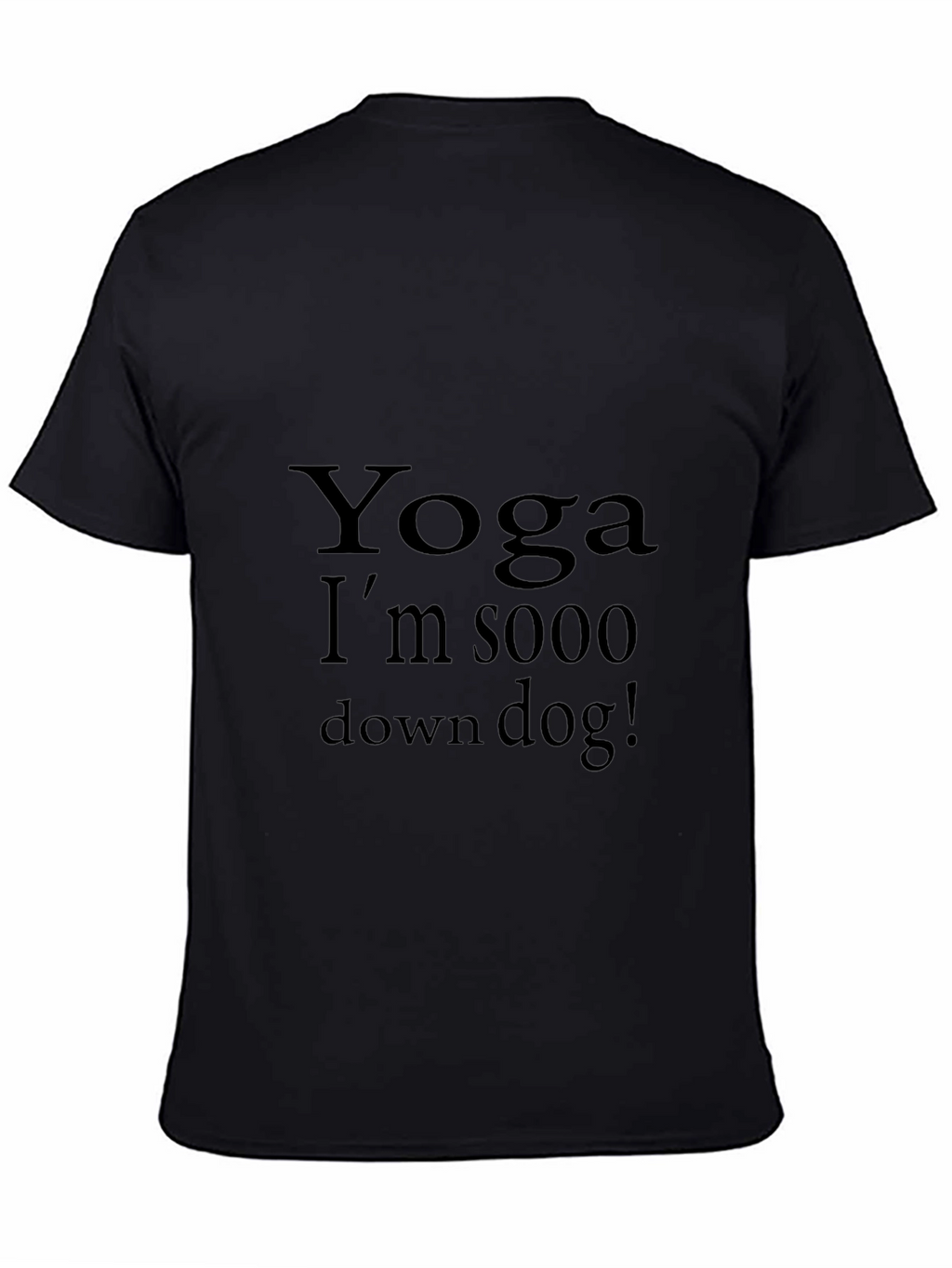 Yoga Down Dog Tee -  Comfortable Cotton