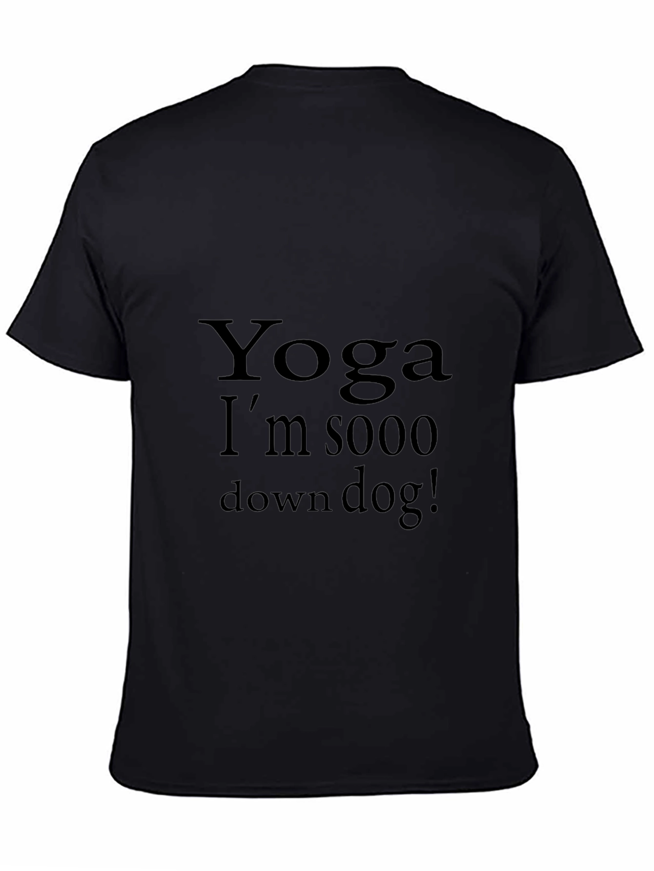 Yoga Down Dog Tee -  Comfortable Cotton