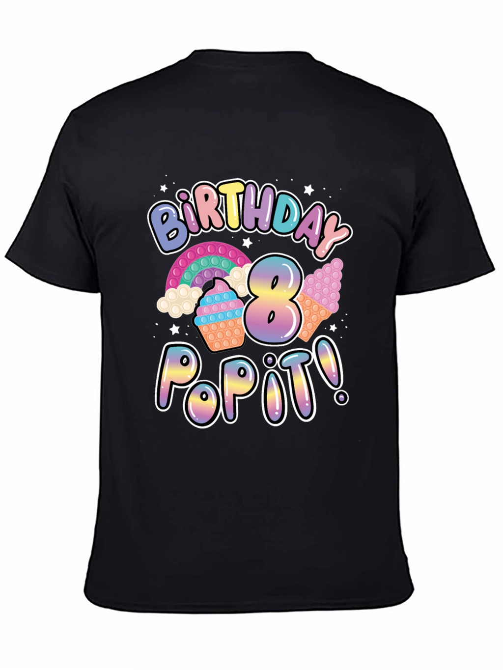 8th Birthday Pop It T-Shirt