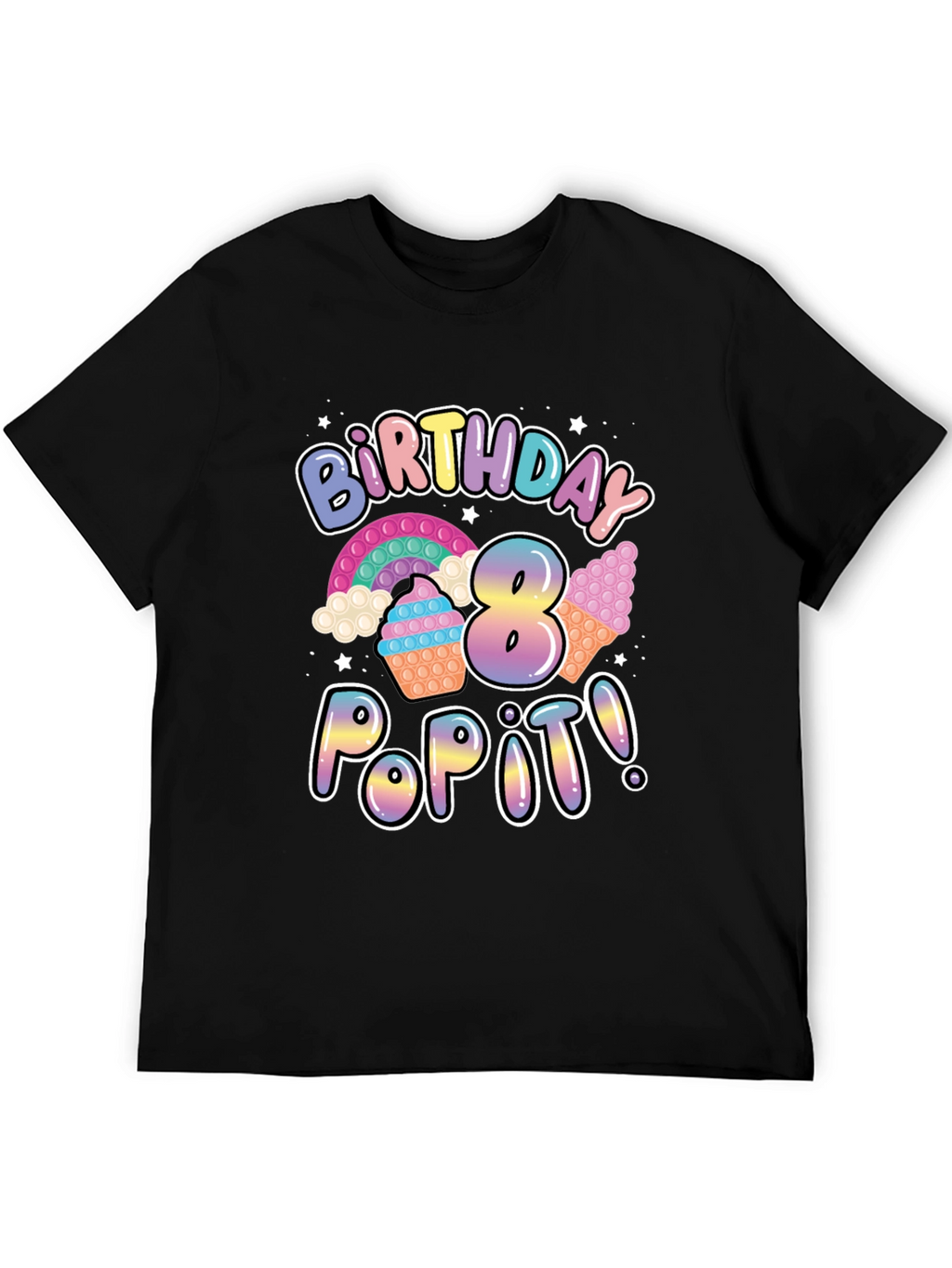 8th Birthday Pop It T-Shirt