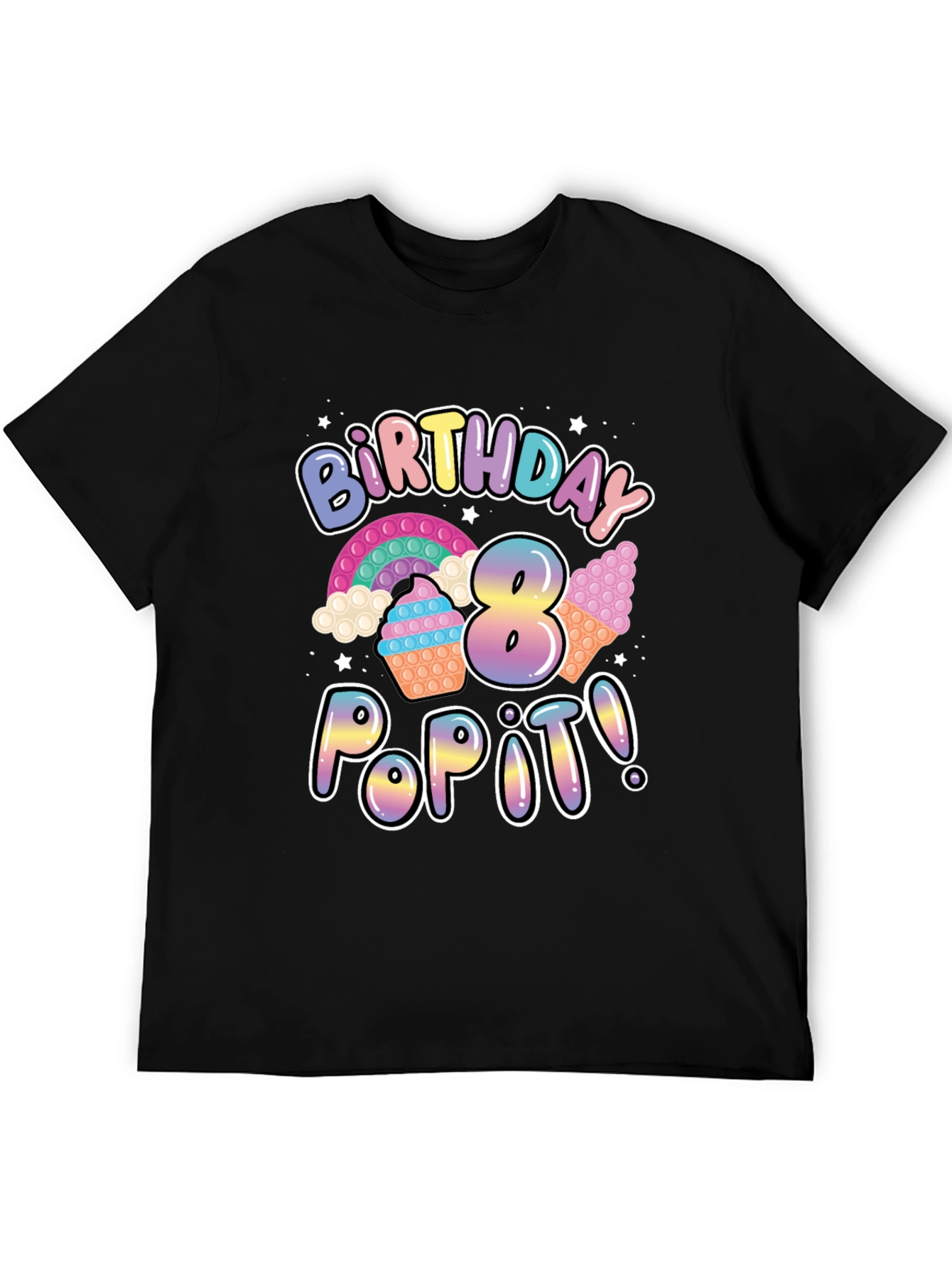 8th Birthday Pop It T-Shirt