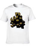 Abstract Block Graphic Tee - Modern Art T-Shirt