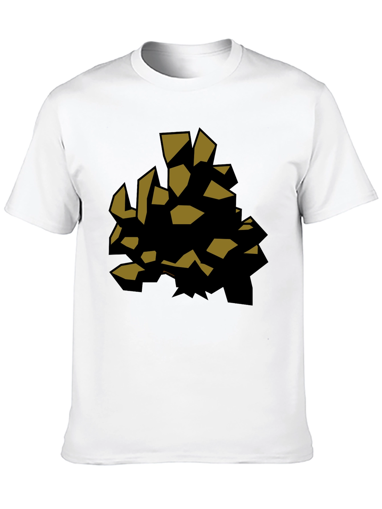 Abstract Block Graphic Tee - Modern Art T-Shirt