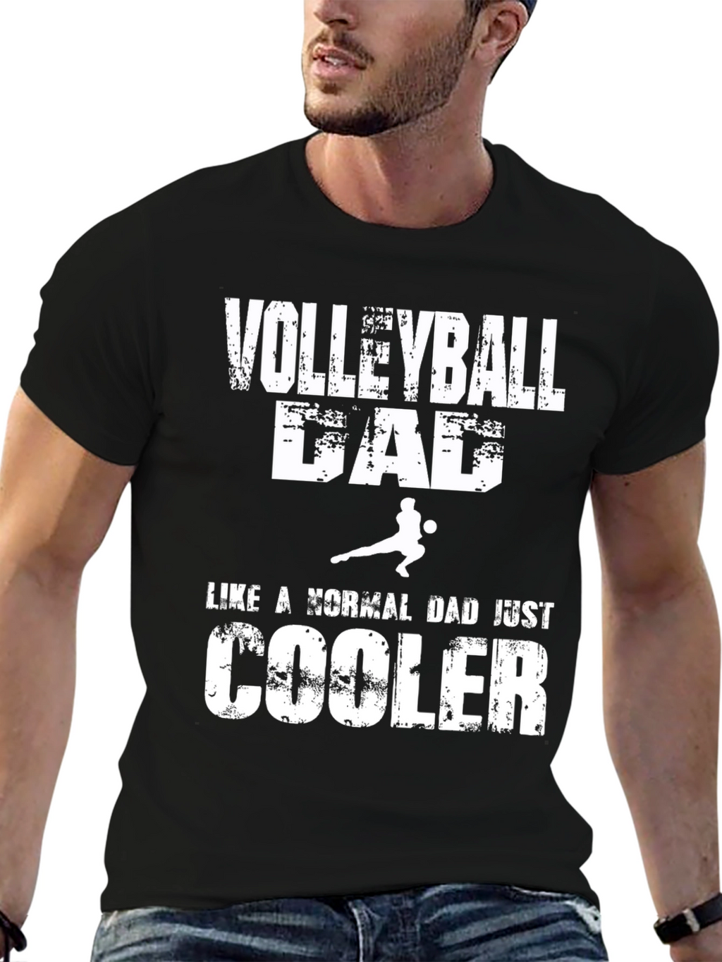 Volleyball Dad T-Shirt - Cool Dad Edition