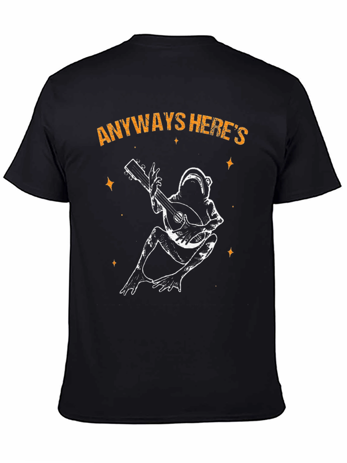 Frog Playing Banjo T-Shirt - Anyways Heres