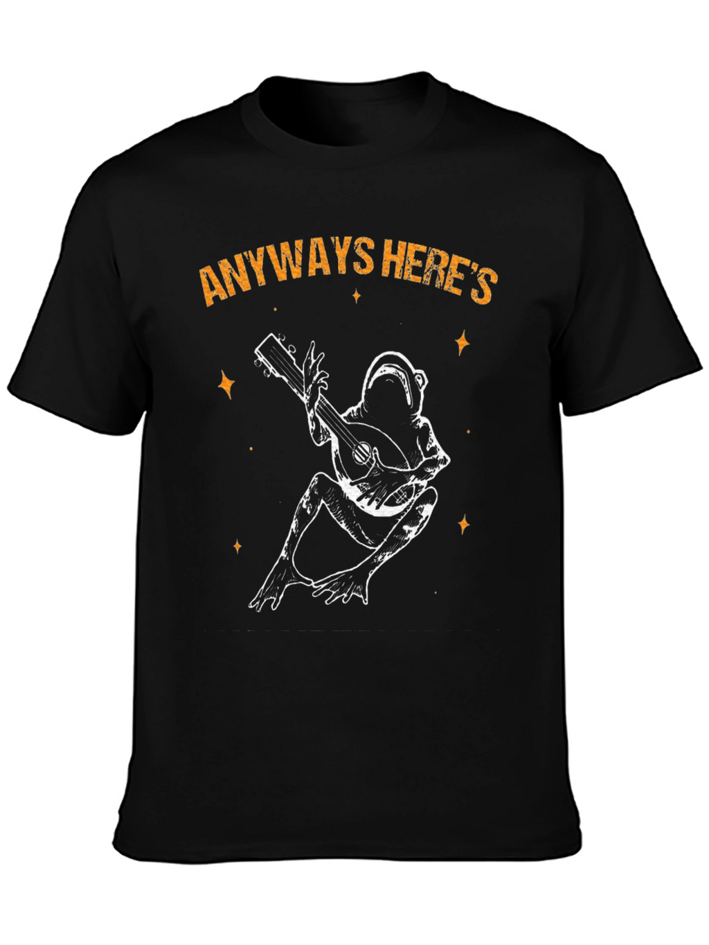 Frog Playing Banjo T-Shirt - Anyways Heres