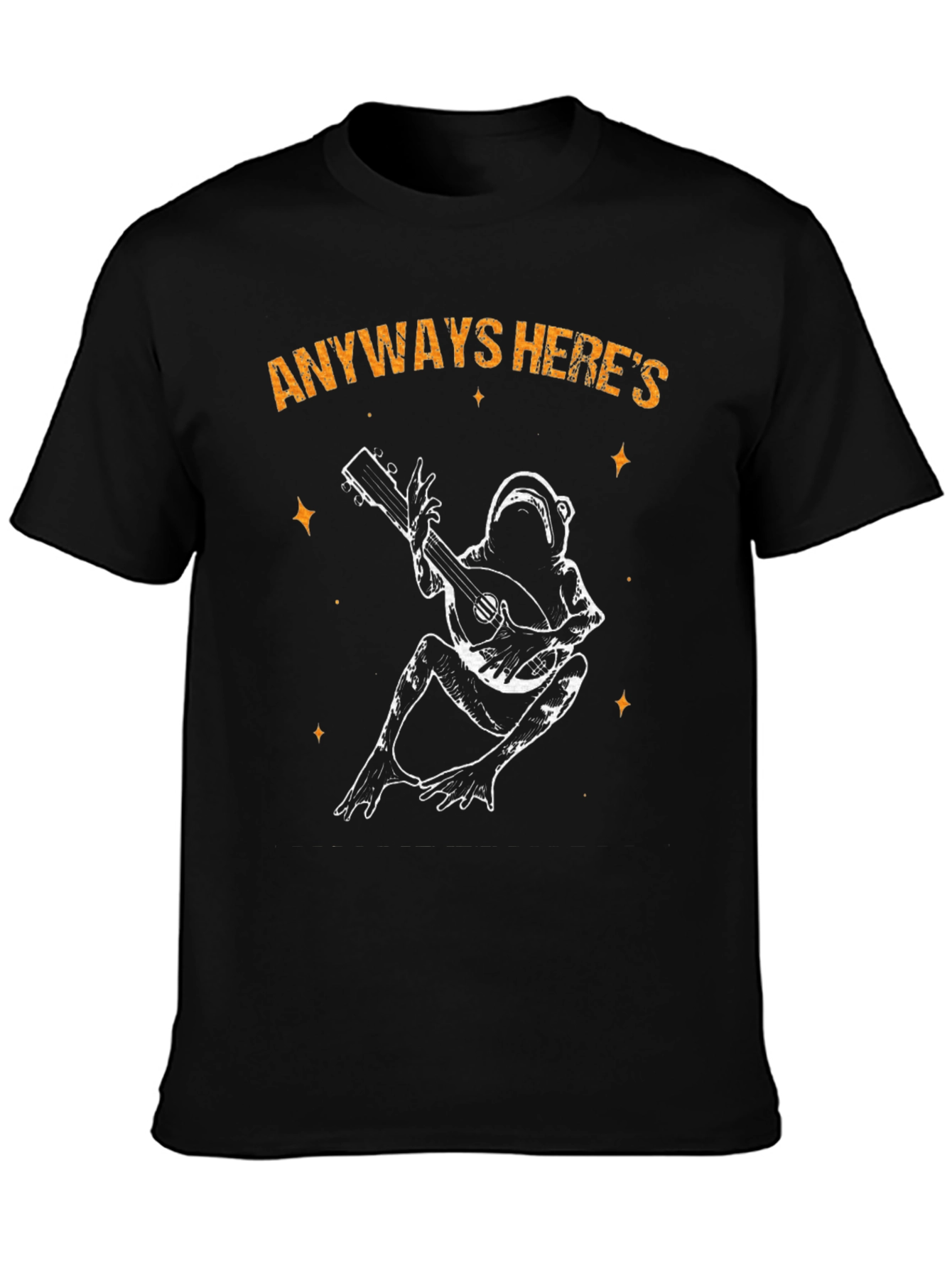 Frog Playing Banjo T-Shirt - Anyways Heres
