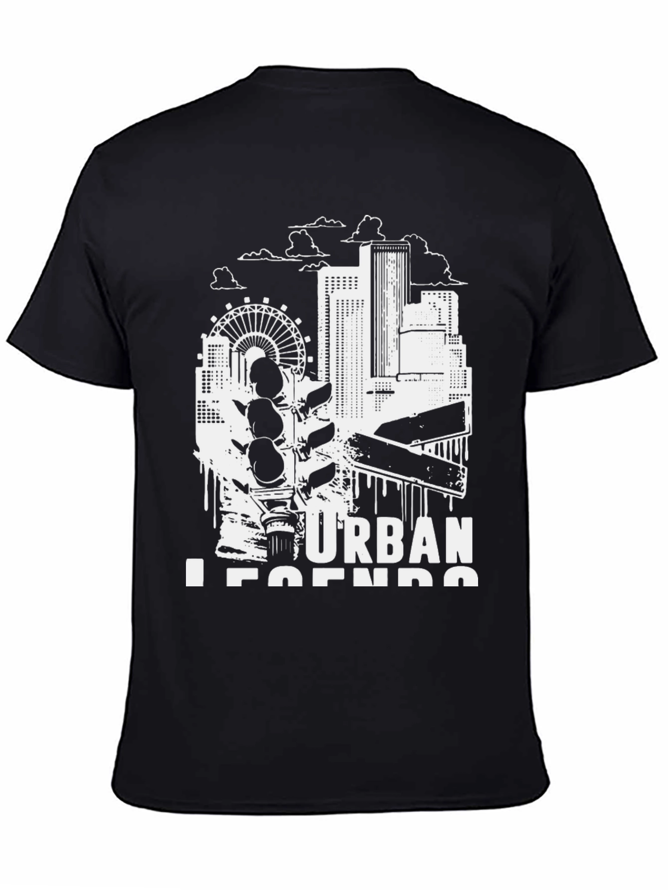 Urban Legends Black Graphic Tee