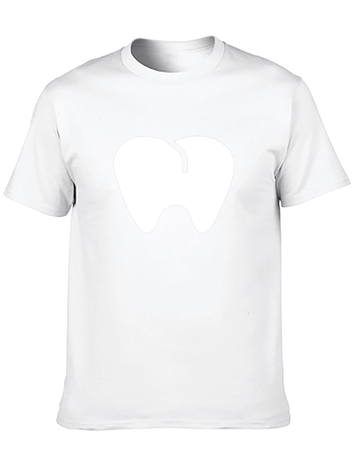 Dentist Tooth Graphic Tee - Black Cotton T-Shirt