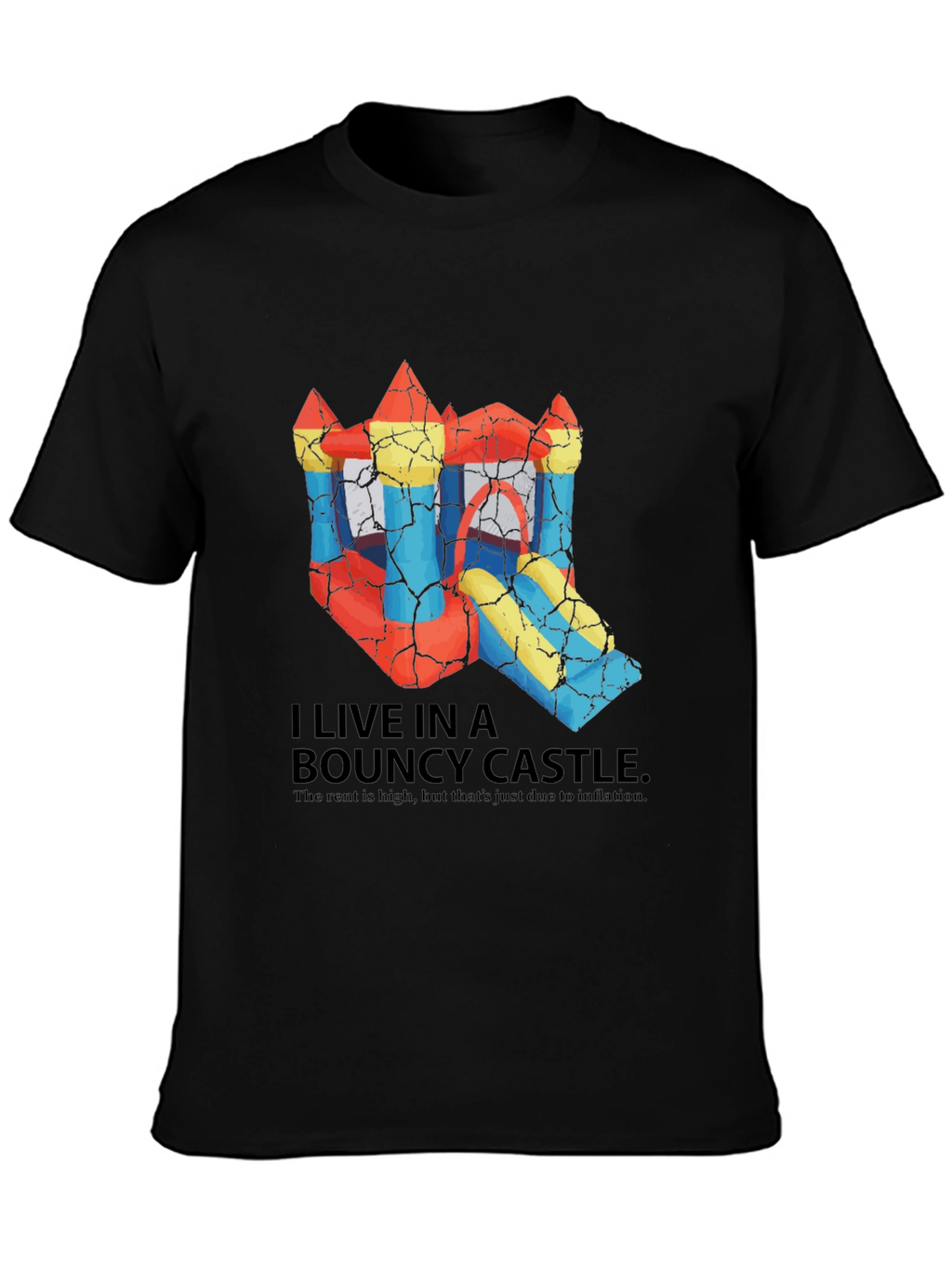 Bouncy Castle T-Shirt: Inflation Humor