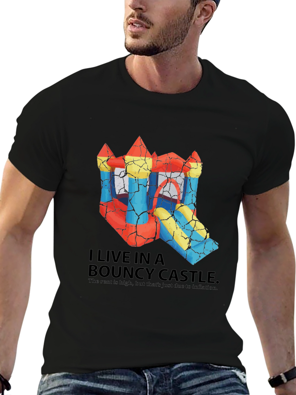 Bouncy Castle T-Shirt: Inflation Humor
