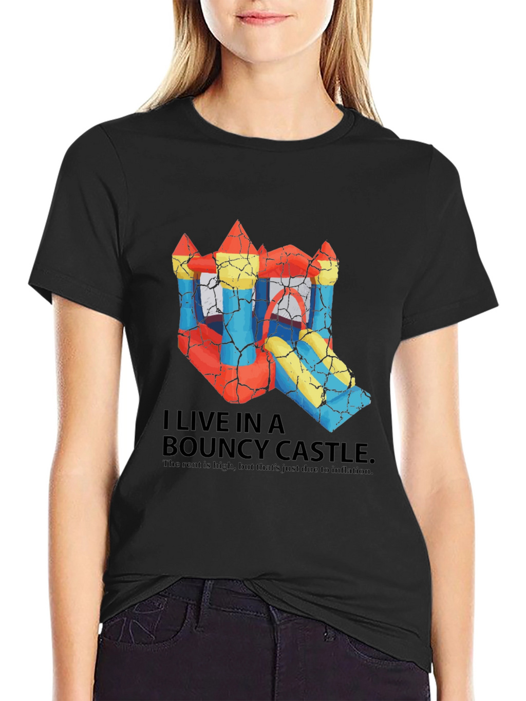 Bouncy Castle T-Shirt: Inflation Humor
