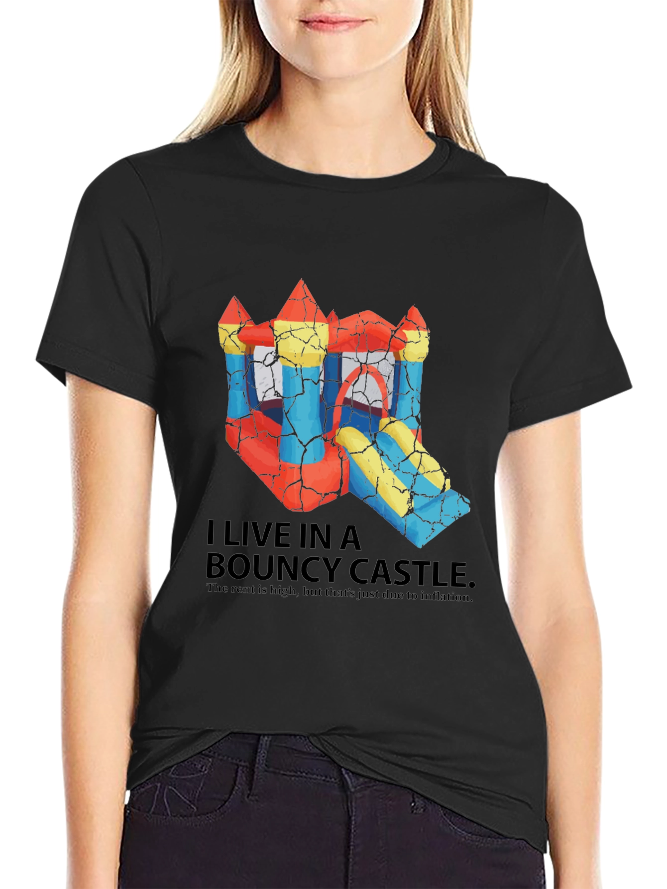 Bouncy Castle T-Shirt: Inflation Humor