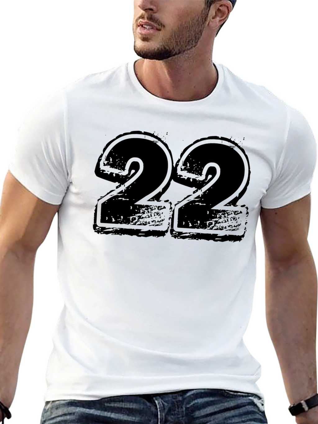 Bold Number 22 Graphic T-Shirt