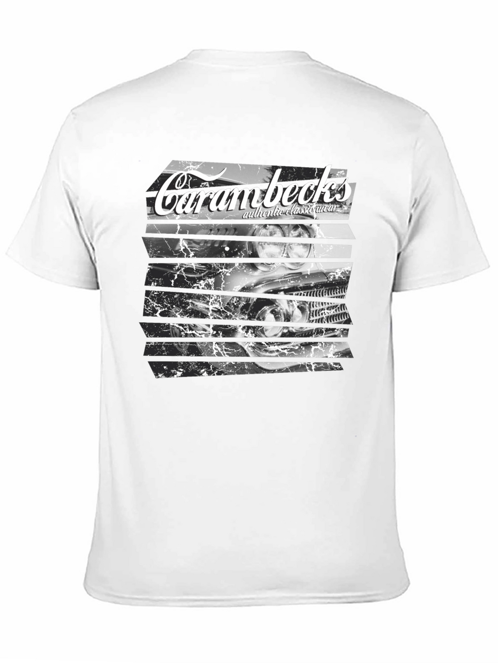 Carambecks Classic Car Graphic T-Shirt - Black