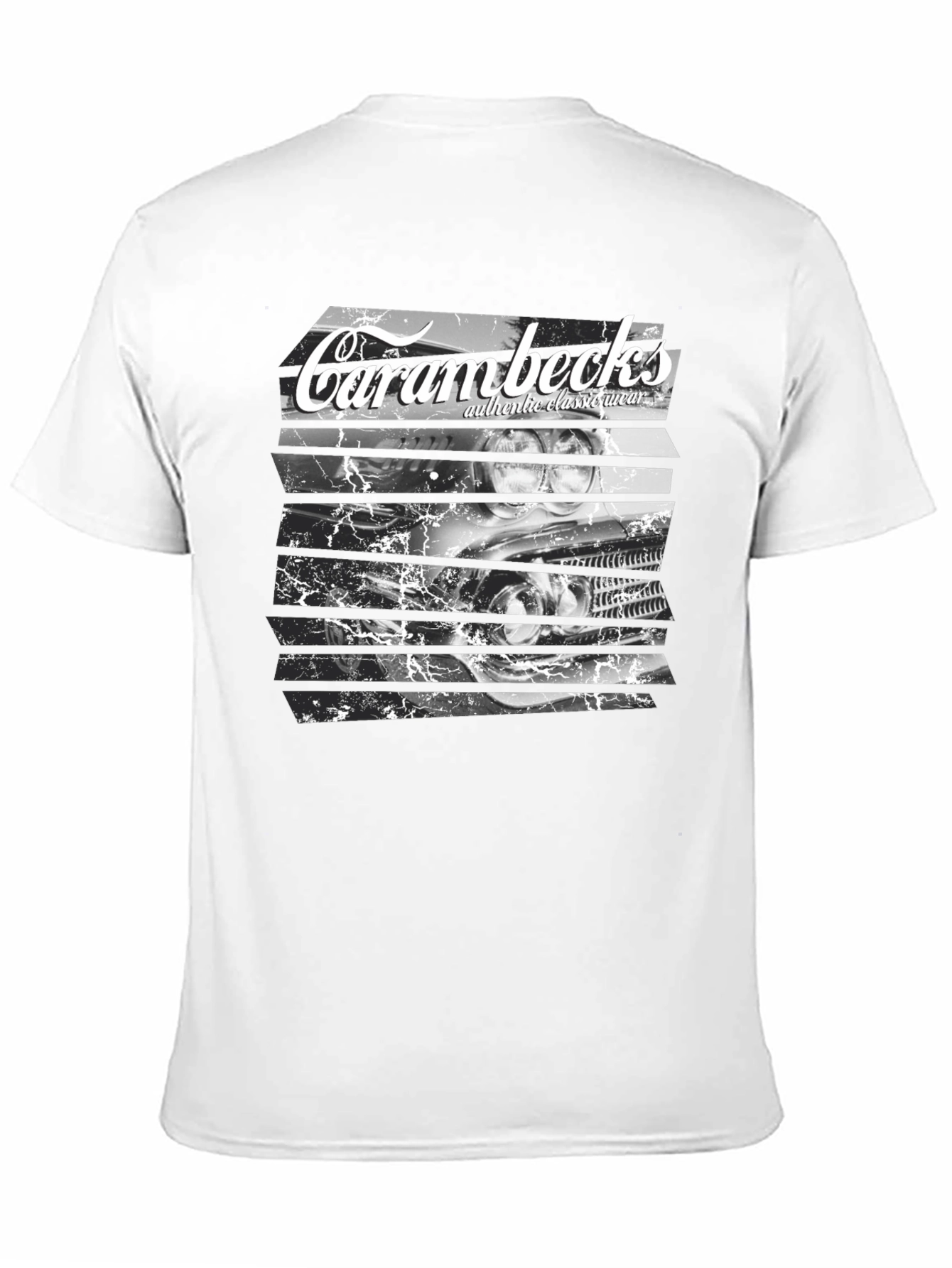 Carambecks Classic Car Graphic T-Shirt - Black