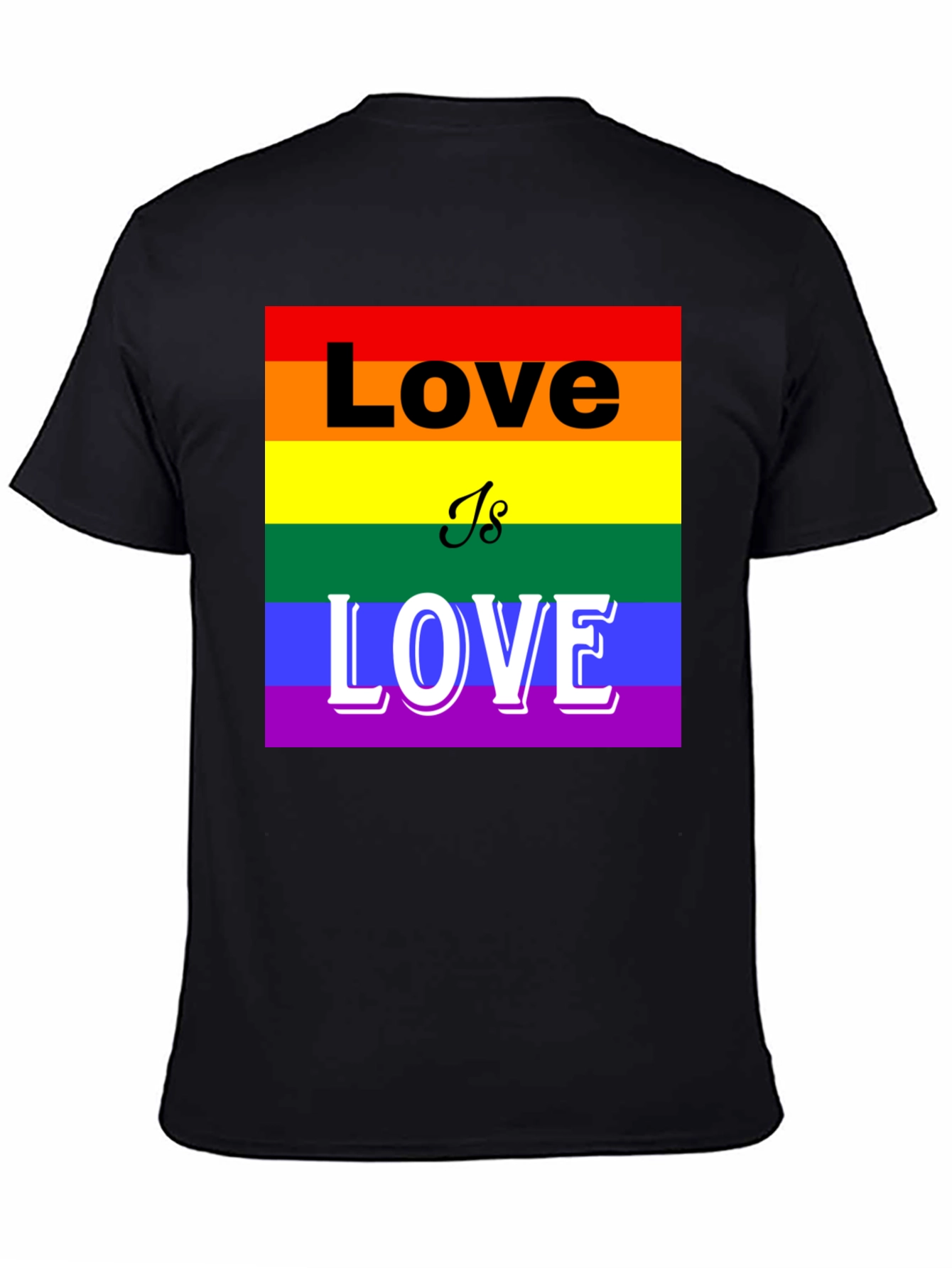 Pride Love is Love T-Shirt - LGBTQ+ Rainbow