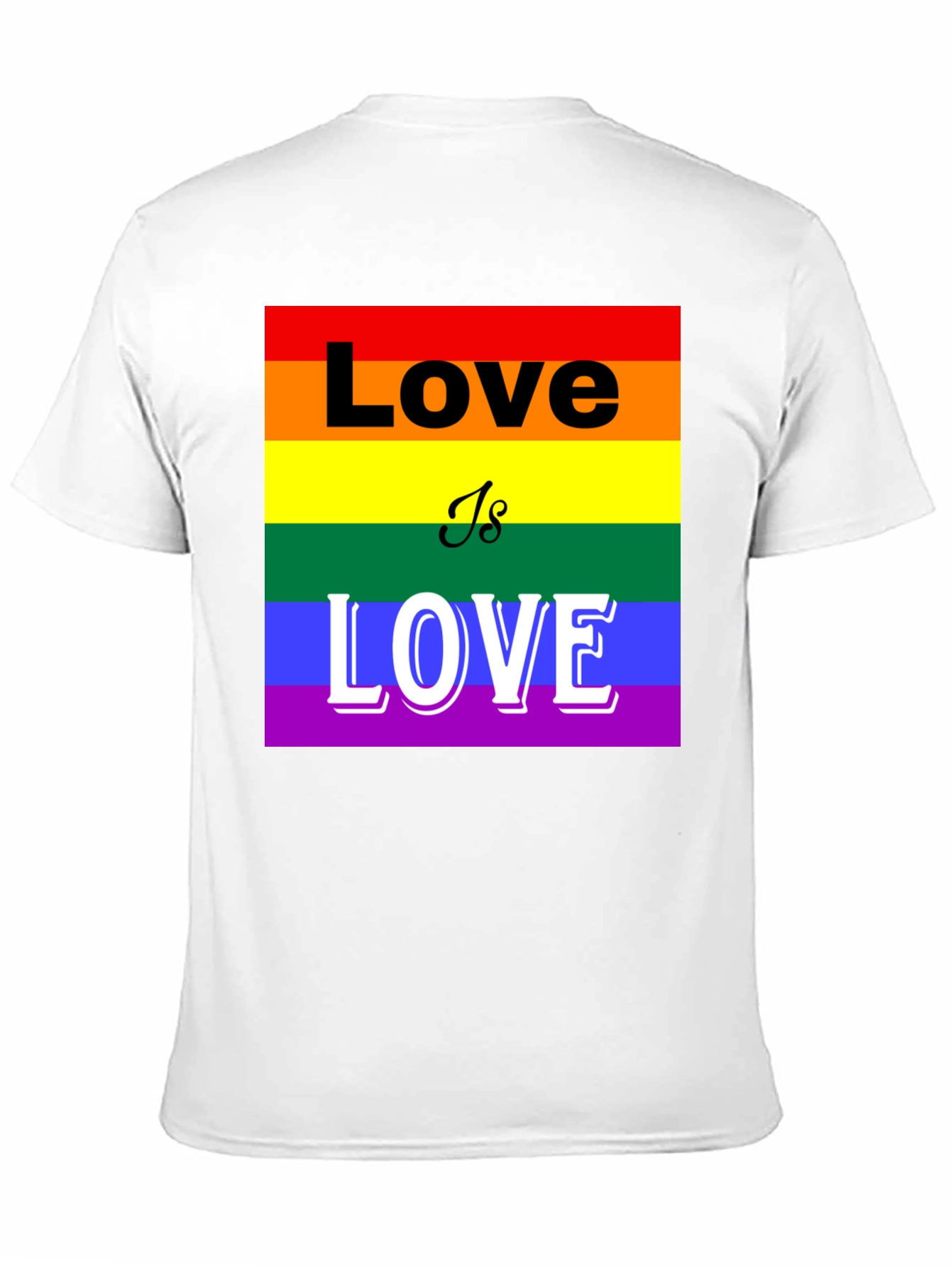 Pride Love is Love T-Shirt - LGBTQ+ Rainbow