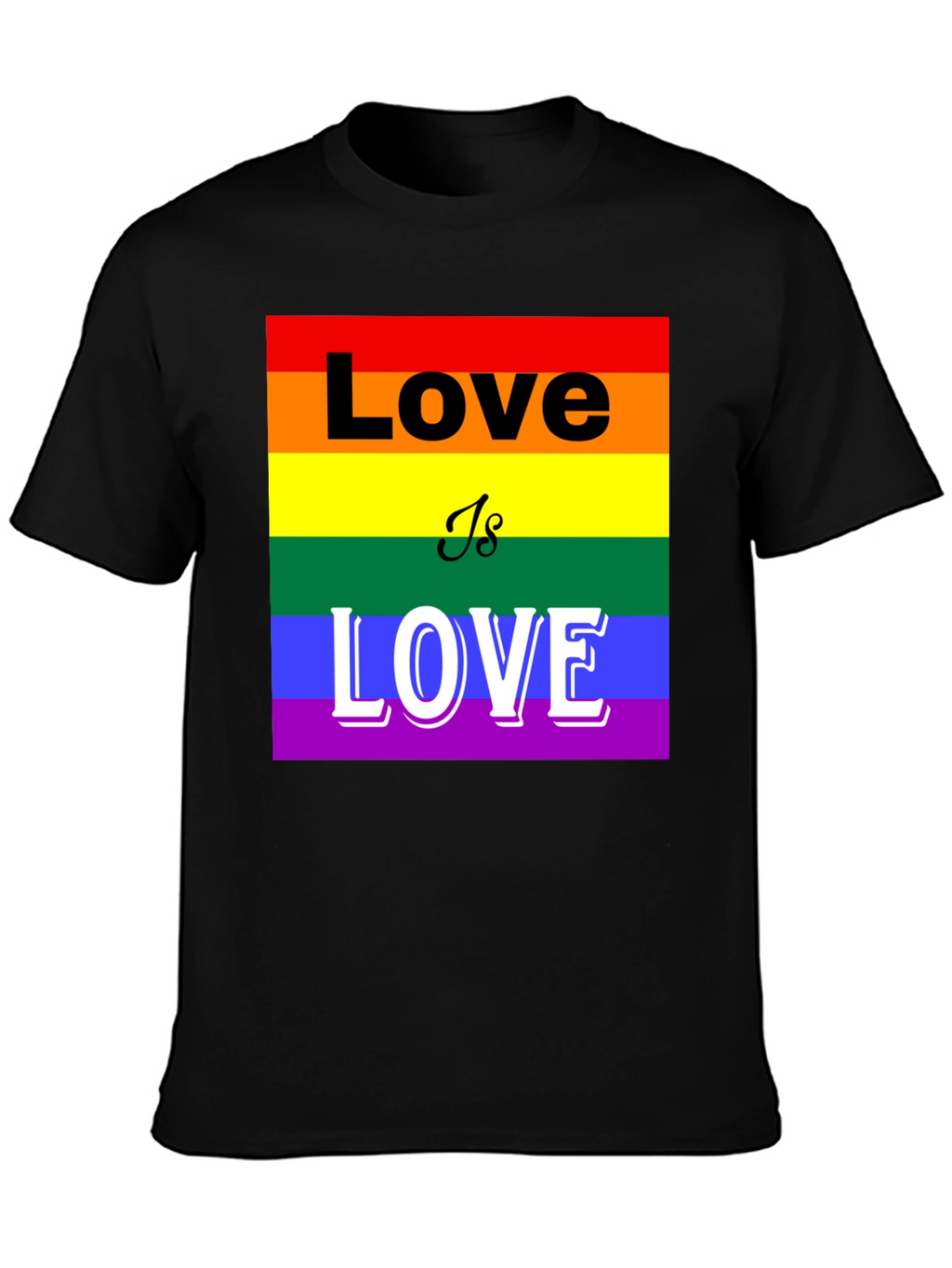 Pride Love is Love T-Shirt - LGBTQ+ Rainbow