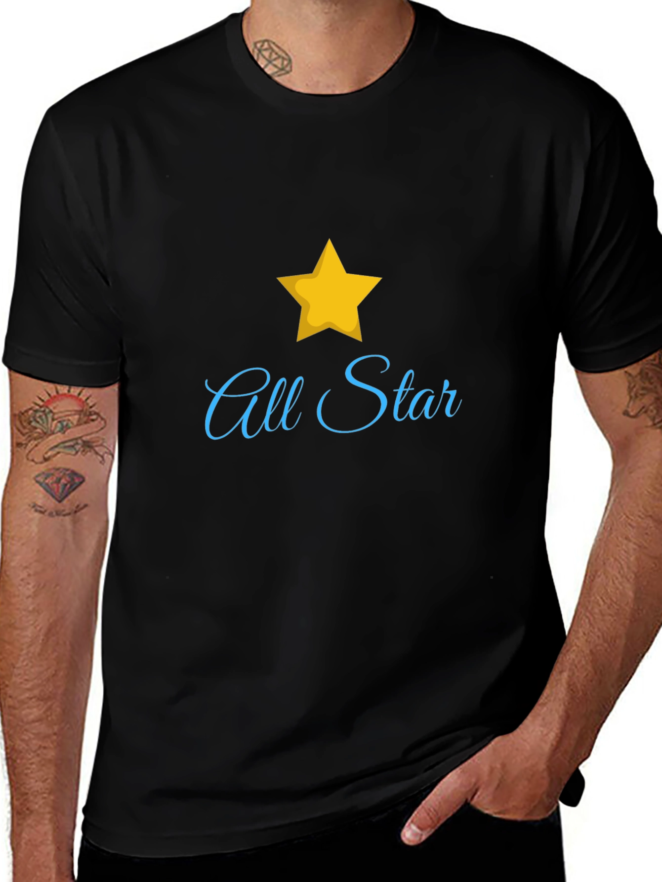All Star Graphic Tee - Soft Cotton Blend