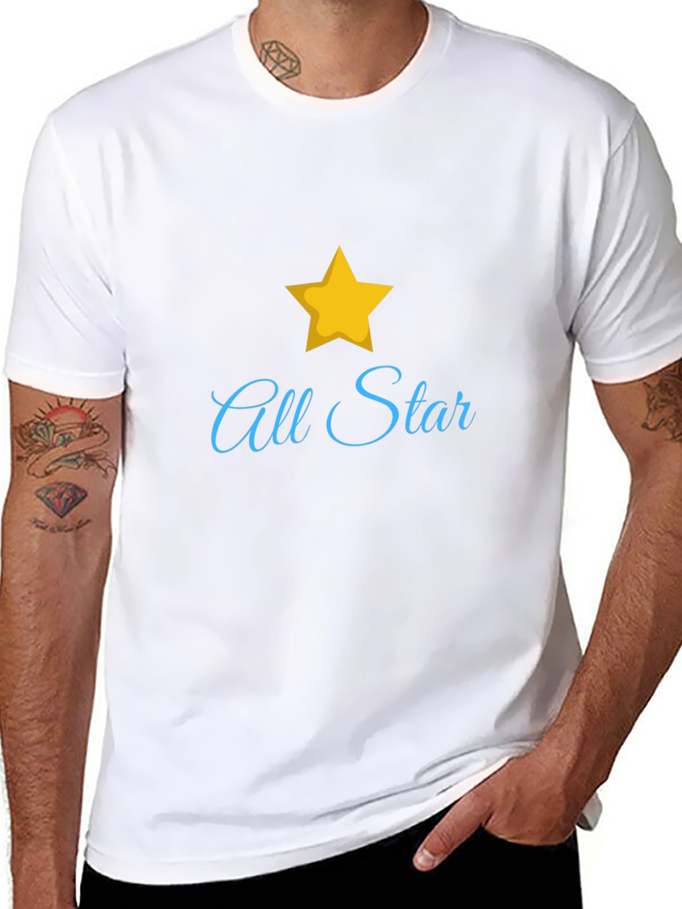 All Star Graphic Tee - Soft Cotton Blend