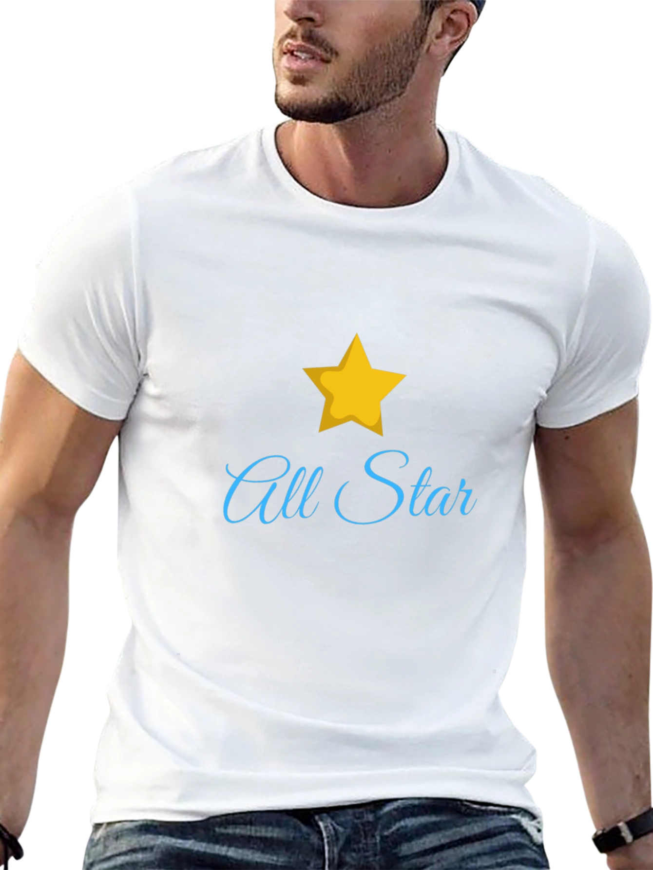 All Star Graphic Tee - Soft Cotton Blend