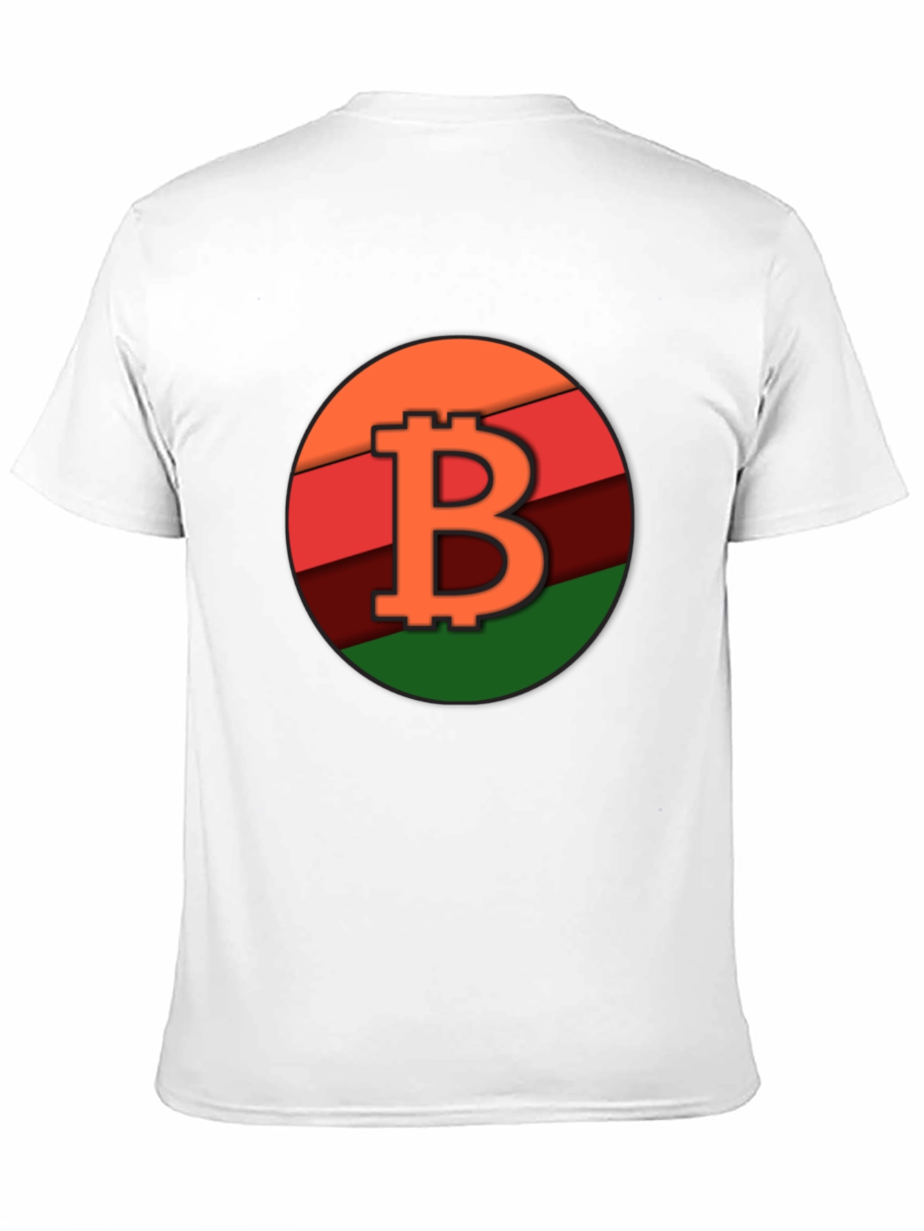Bitcoin B Logo Graphic Black Tee