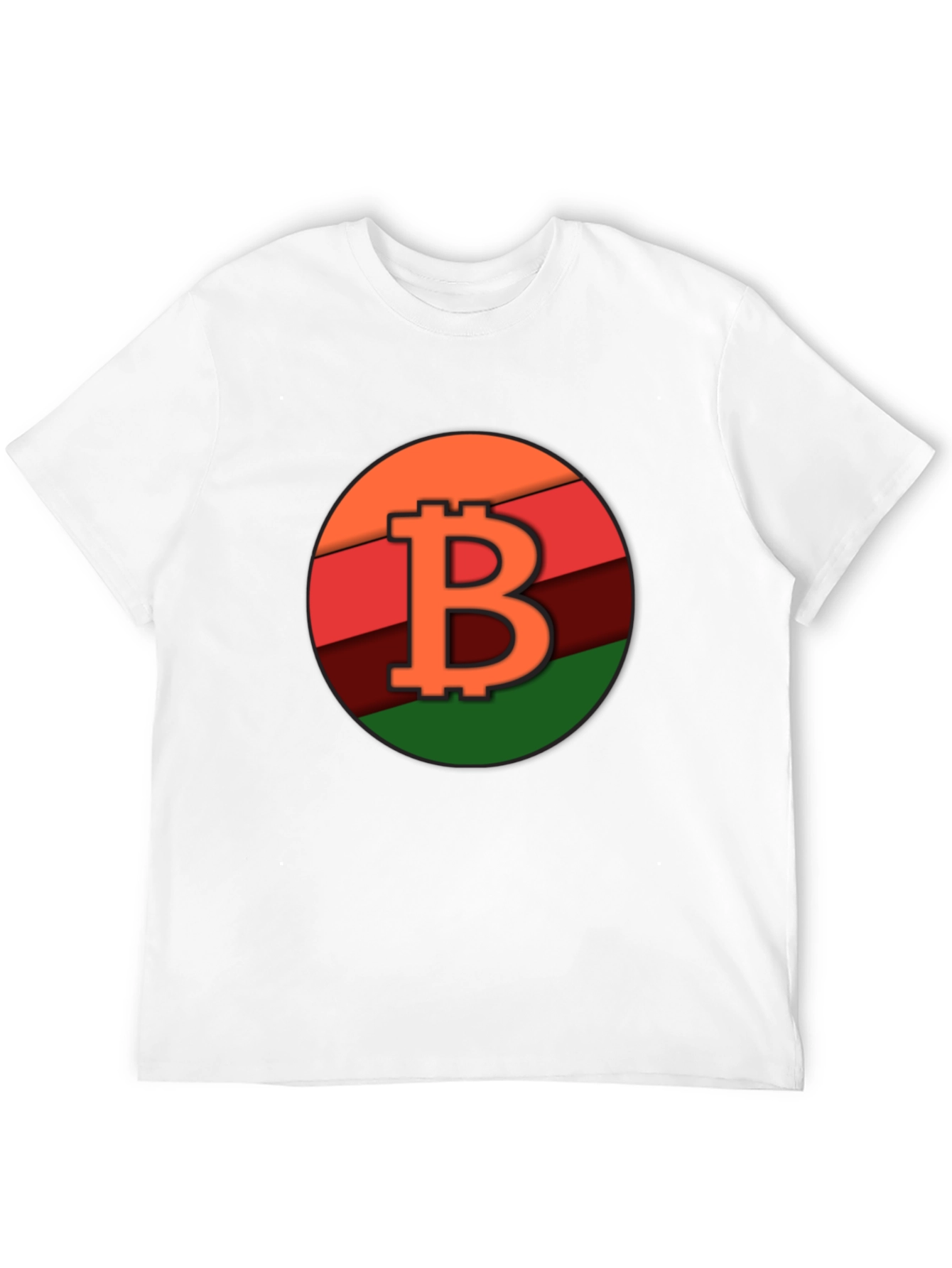 Bitcoin B Logo Graphic Black Tee