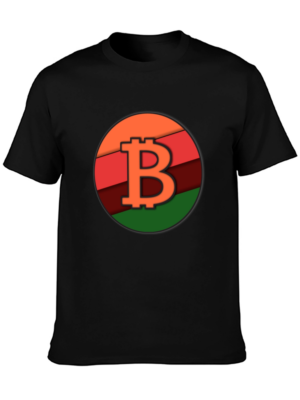 Bitcoin B Logo Graphic Black Tee