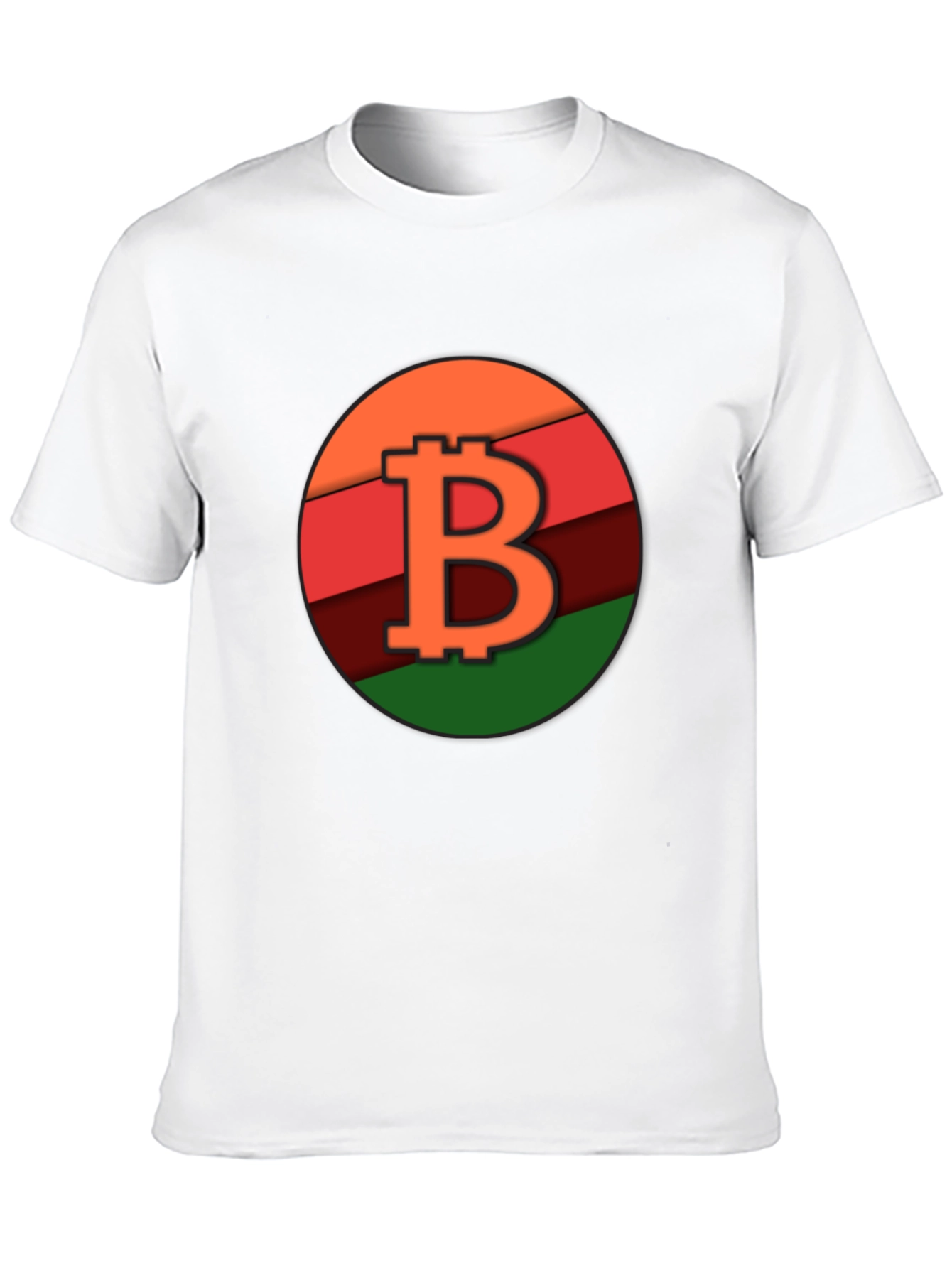 Bitcoin B Logo Graphic Black Tee