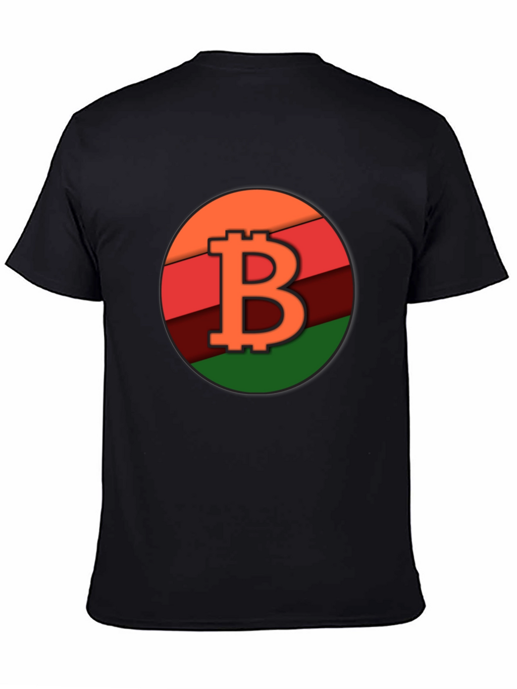 Bitcoin B Logo Graphic Black Tee
