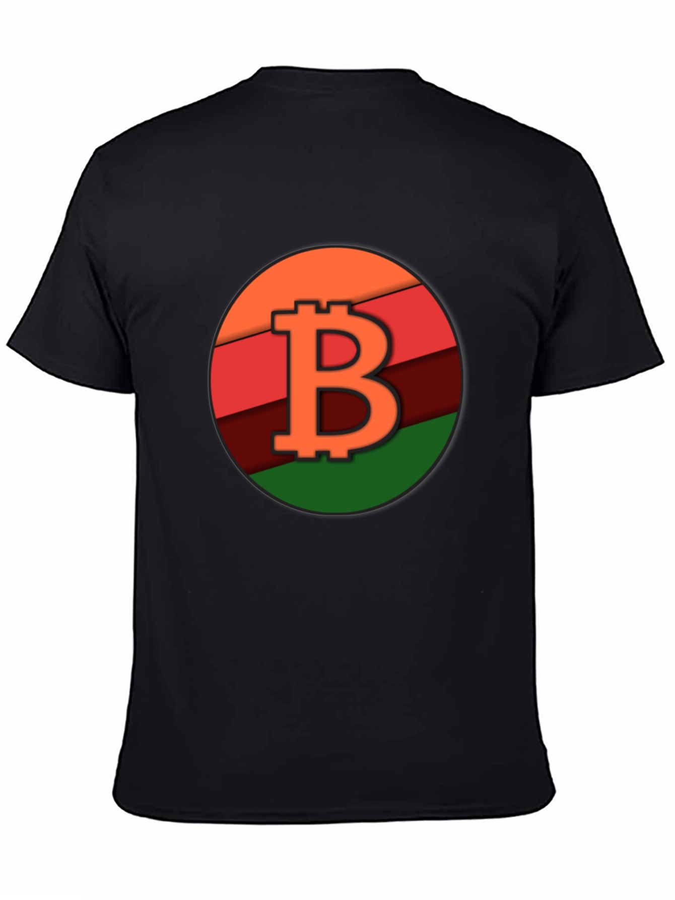 Bitcoin B Logo Graphic Black Tee