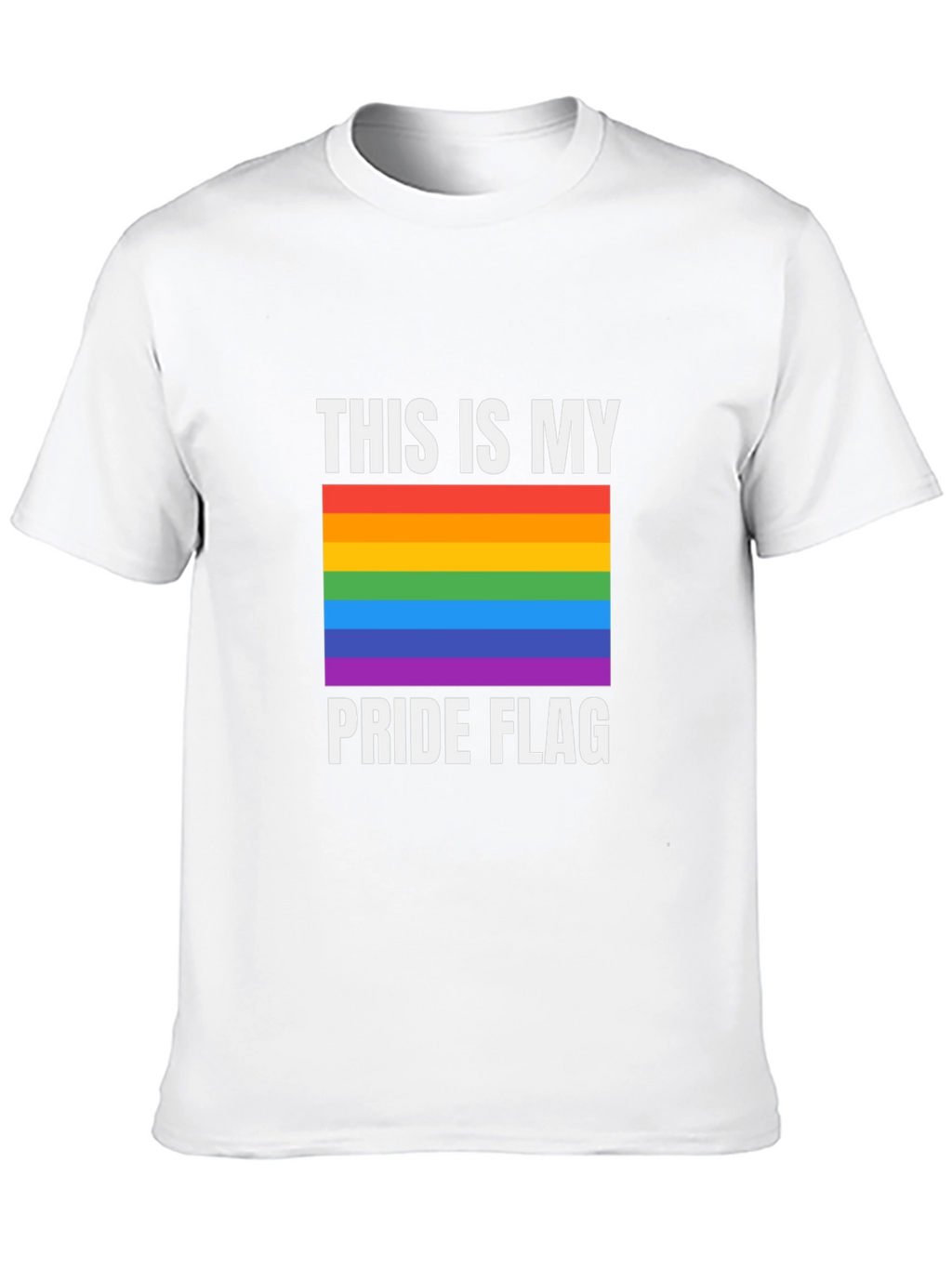 Pride Flag Graphic Tee - Celebrate Love & Equality