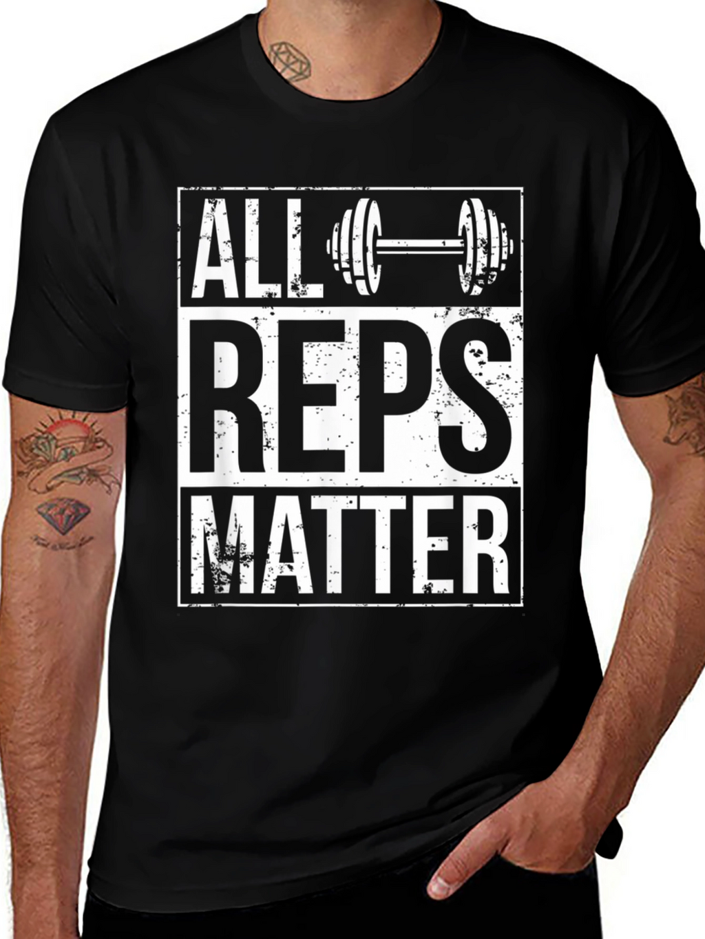 All Reps Matter Gym Workout T-Shirt