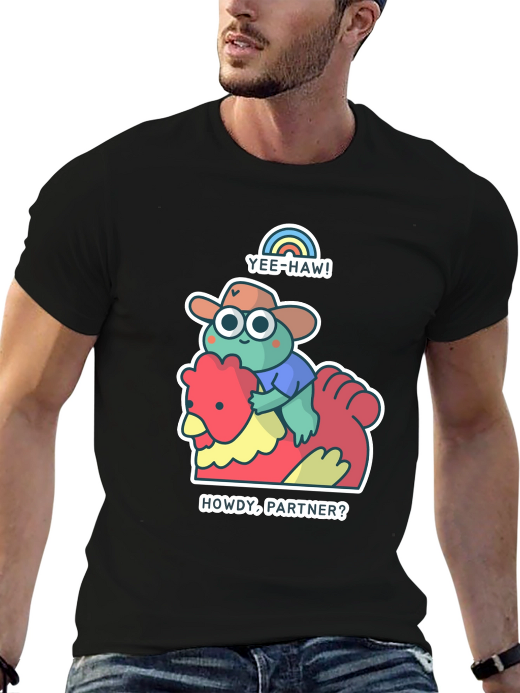 Yee-Haw Frog T-Shirt