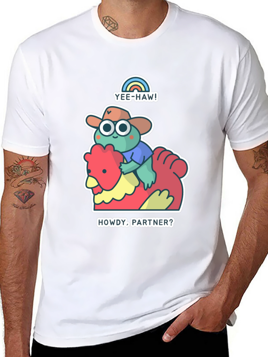 Yee-Haw Frog T-Shirt