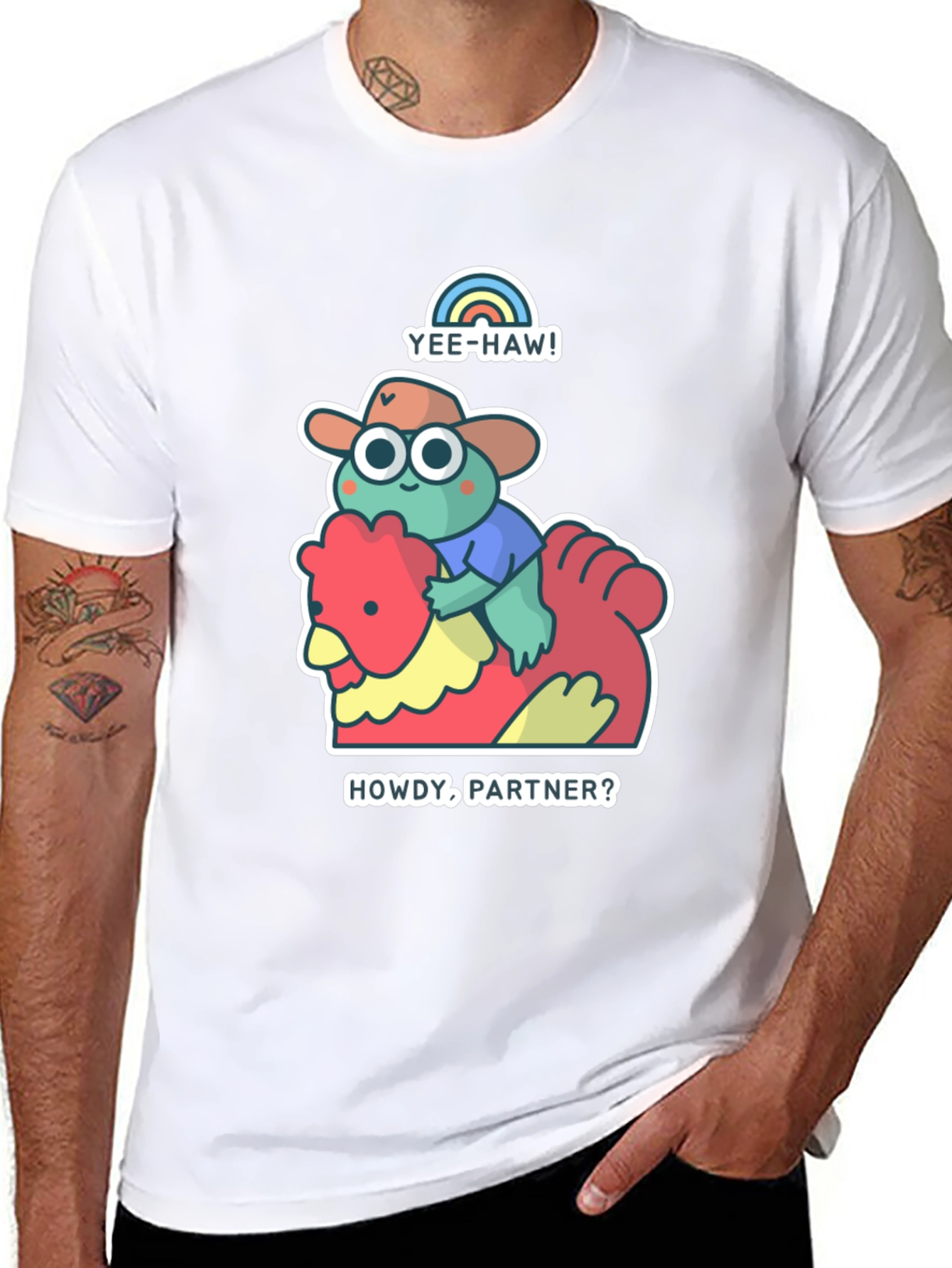 Yee-Haw Frog T-Shirt